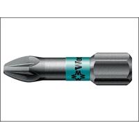 Wera 855/1 BTZ Pozidriv BiTorsion PZ2 Bit Extra Tough 25 mm Pack 10