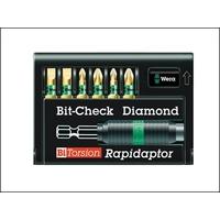 Wera Bit-Check BiTorsion Diamond Coated Sl/PH/PZ (7pc)