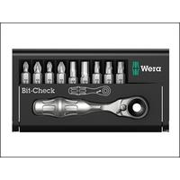 Wera Bit-Check with Bits & Ratchet Set of 10