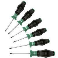 wera wera 13676 screwdriver set tx10 tx40 kraftform comfort 6 pieces