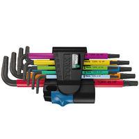 Wera Wera 967 SL/9 TORX® HF Multicolour L-key set