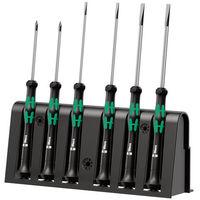 wera wera 20356a kraftform micro screwdriver slotted set 6 piece slph