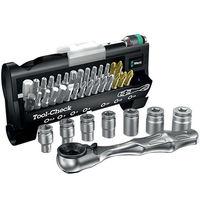 Wera Wera Toolcheck1 Sb Bitcheck With Bit Ratchet/Sockets Carded 38 Pieces