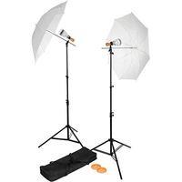 westcott basics led 2 light umbrella kit