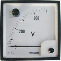 Weigel EQ 72 SWT 0 - 500 V/AC Control panel-moving armature ammeter with change over switch 0 - 500 Vac Assembly dimensi