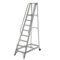 Werner 8 Tread Aluminium Platform Stepladder