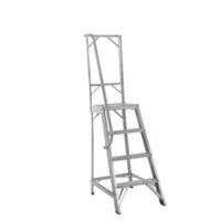 werner 4 tread aluminium platform stepladder