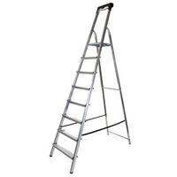 Werner 8 Tread Aluminium Platform Stepladder