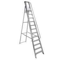 Werner 12 Tread Aluminium Platform Stepladder