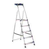 werner 5 tread aluminium platform stepladder