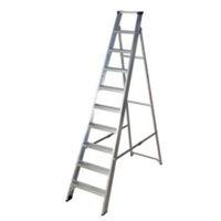 Werner 10 Tread Aluminium Swingback Stepladder