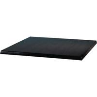 Werzalit Square Table Top Black 600mm