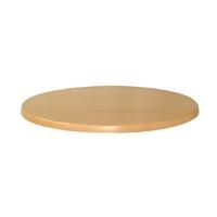 Werzalit Round Table Top Planked Beech 600mm