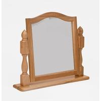 westbury reclaimed oak dressing table mirror