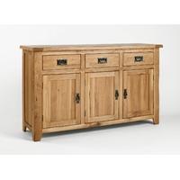 Westbury Reclaimed Oak Large 3 Door Sideboard