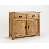 westbury reclaimed oak small 2 door sideboard