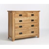 Westbury Reclaimed Oak 2 over 3 Chest of Drawers