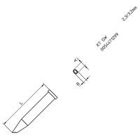 Weller T0054471299 XT GW Soldering Tip 45° Gull Wing 2.3/3.2mm