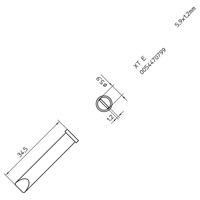 Weller T0054470799 XT E Soldering Tip 5.9mm x 1.2mm