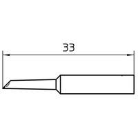 Weller T0054485499 XNT GW 1 Solder Tip Gull Wing 2.0mm