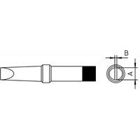 weller 4ptb9 1 pt b9 solder tip chisel tip 480c 24 x 08mm