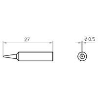 Weller T0054485099 XNT 1 Solder Tip Conical 0.5mm