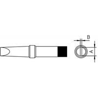 weller 4ptb7 1 pt b7 soldering tip chisel tip 370c 24 x 08mm