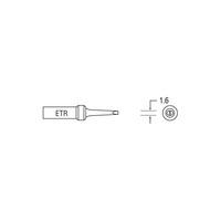 weller 4etr 1 et r solder tip chisel tip slim 16 x 07mm