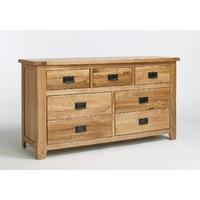 Westbury Reclaimed Oak 3 over 4 Chest of Drawers