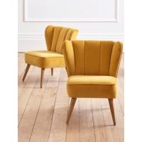 Westbury Velvet Chair - Mustard