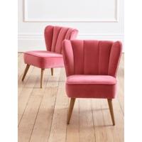 Westbury Velvet Chair - Desert Rose