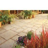 Weathered Limestone Old Town Paving Slab (L)600 (W)600mm Pack of 22