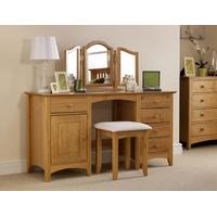 Welland Pine Twin Pedestal Dressing Table Set