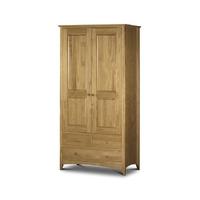 welland pine shaker style 2 door 3 drawer wardrobe