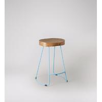 welles kitchen stool in sky blue