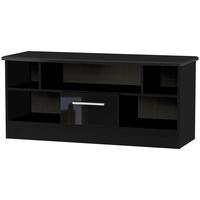 Welcome Living Room Furniture High Gloss Black TV Unit - Open