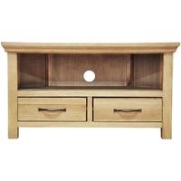 weardale oak tv unit large