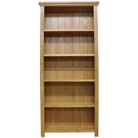 Weardale Oak Bookcase - Large Wide