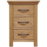 weardale oak bedside cabinet large