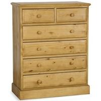 Welland Pine Chest of Drawer - 2+4 Drawer