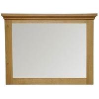 weardale oak wall mirror small