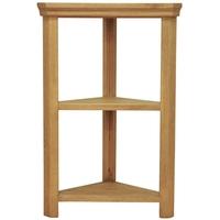 Weardale Oak Shelf Unit - Corner