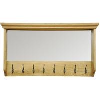 Weardale Oak Glazed Coat Rack - Large