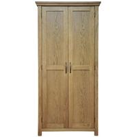 weardale oak wardrobe full hanging double