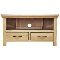 weardale oak tv unit corner