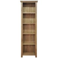 weardale oak bookcase large narrow