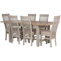 Wexford Dining Set - Extending with 6 Cushion Chairs
