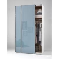 welle mobel 5 plus slider level 2 sliding wardrobe pacific blue high g ...