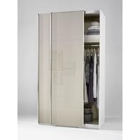 Welle Mobel 5 Plus Slider Level 2 Sliding Wardrobe - Sand Grey High Gloss