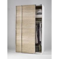 Welle Mobel 5 Plus Slider Level 2 Sliding Wardrobe - Structured Wild Oak